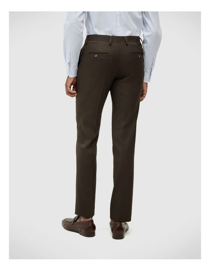 Aston Tailored Pant in Chocolate image 6