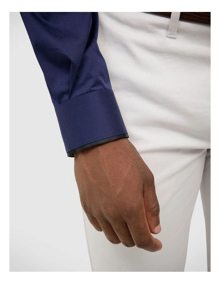 Pascal Long Sleeve Shirt in Navy image 6