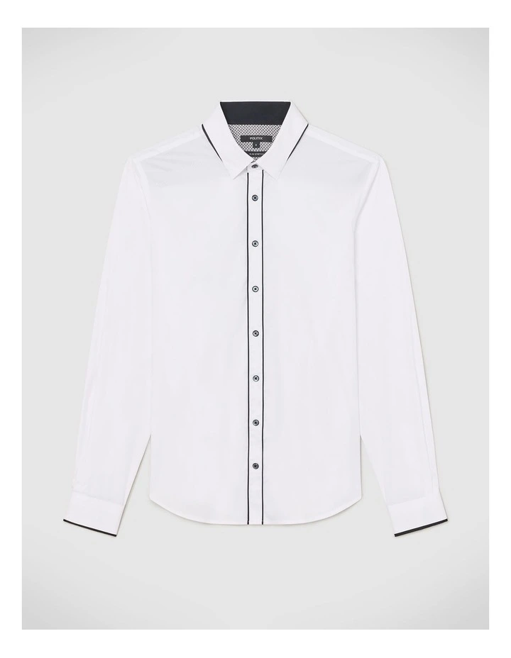 Pascal Long Sleeve Shirt in White image 2
