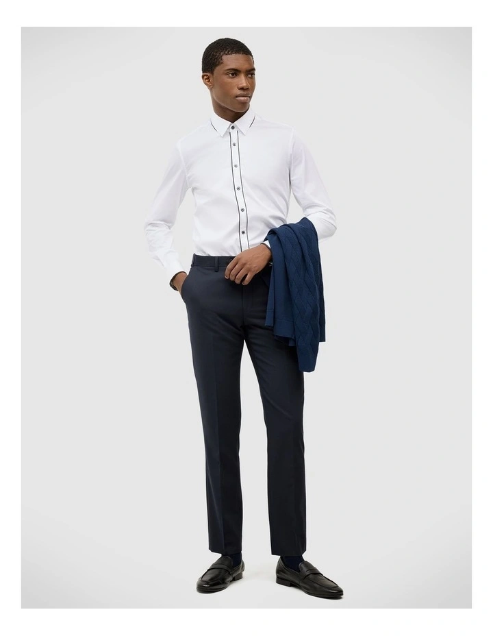 Pascal Long Sleeve Shirt in White image 4