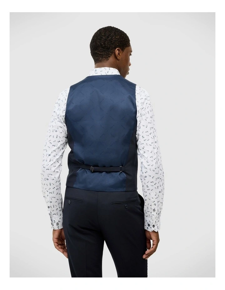 Marco Tailored Vest in Navy image 5