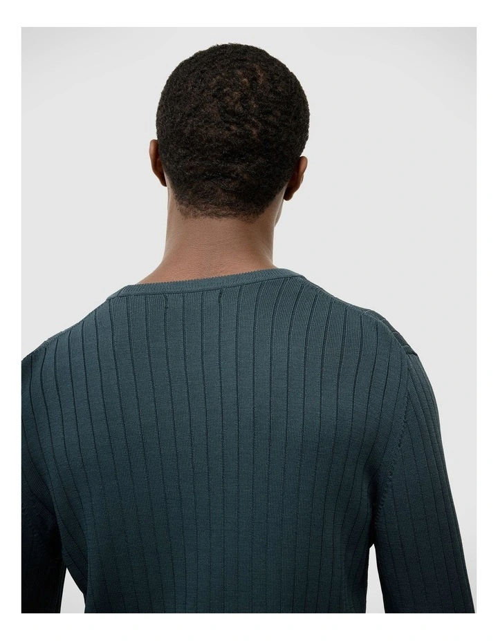 Todd Crew Knit in Pine Green image 6