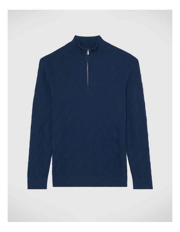Hurley Zip-up Knit in Ink image 2