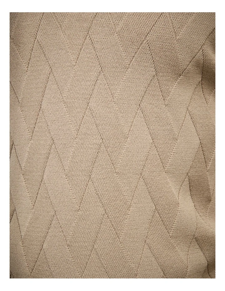 Hurley Zip-up Knit in Fawn image 7