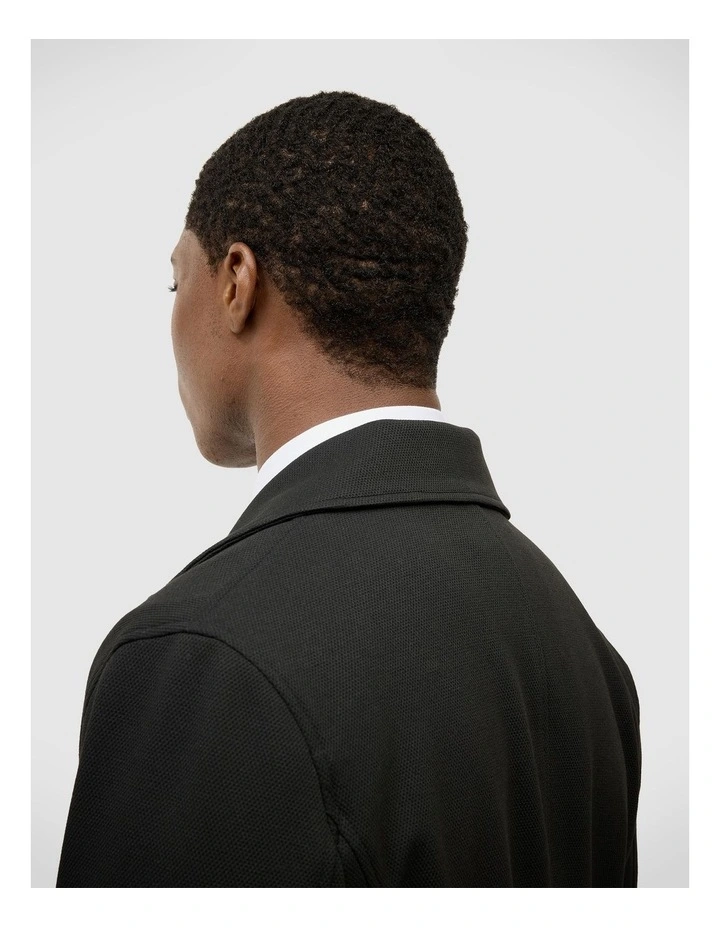 Knight Double Breasted Performance Coat in Black image 6