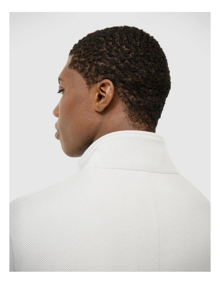 Burrows Funnel Neck Performance Coat in Silver image 6