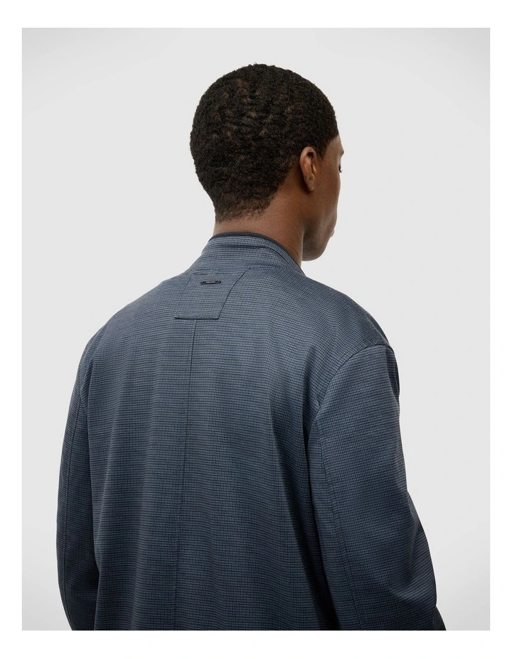 Curnin Check Performance Bomber in Navy image 5