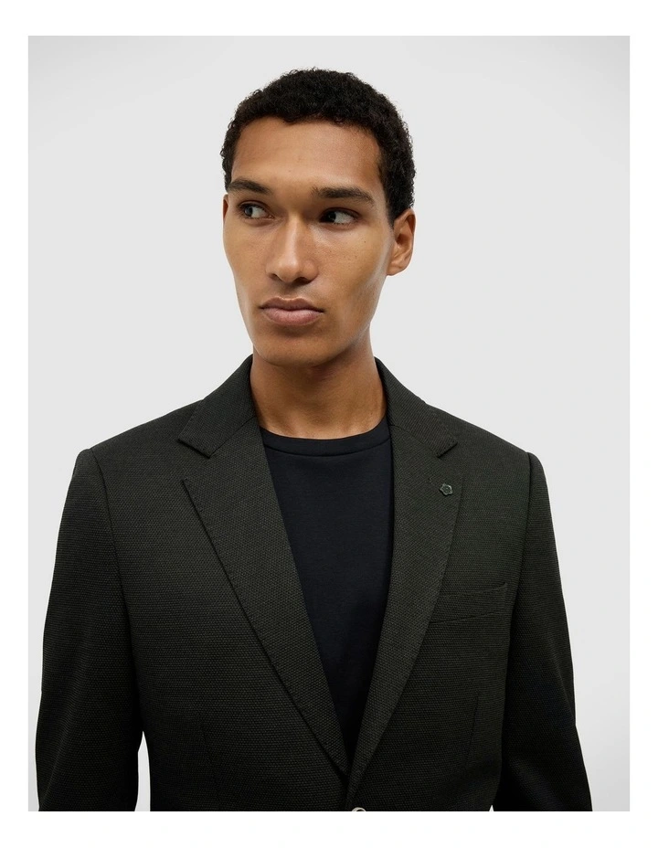 Chad Performance Blazer in Dark Khaki image 4