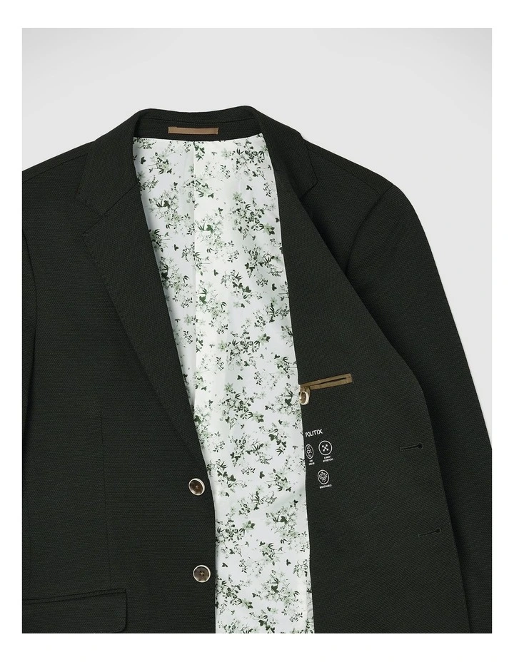 Chad Performance Blazer in Dark Khaki image 7