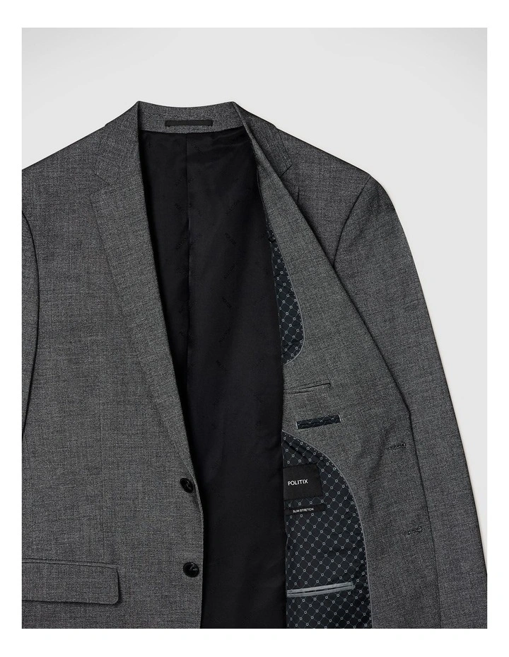 Powell Tailored Jacket in Grey image 7