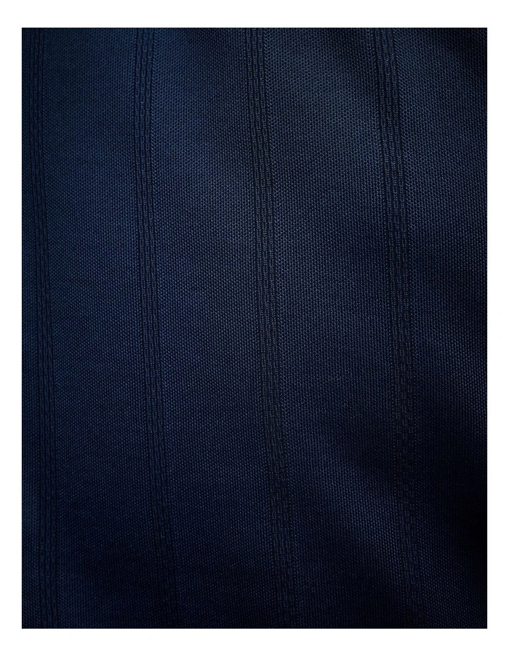 Davis Zip-up Knit Polo in Navy image 6