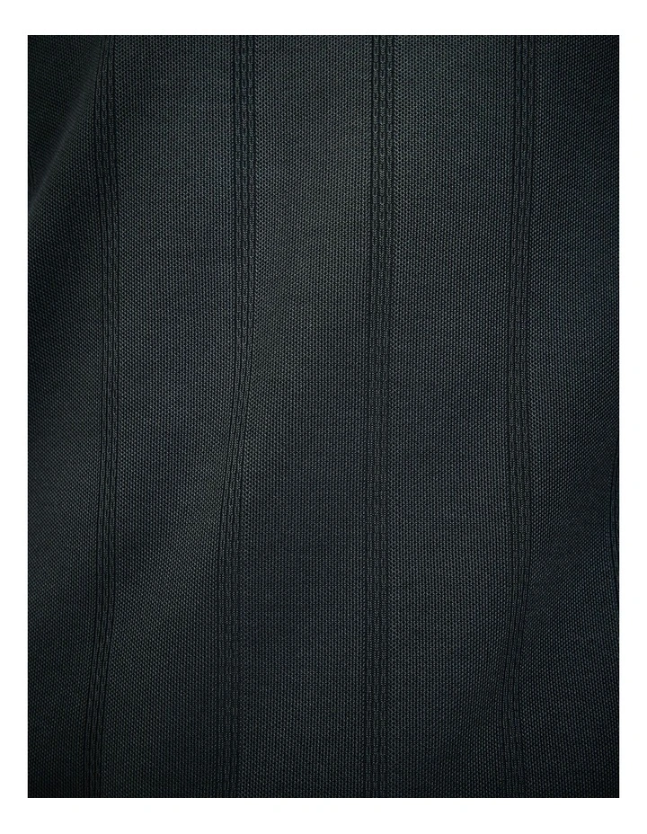 Davis Zip-up Knit Polo in Pine Green image 6
