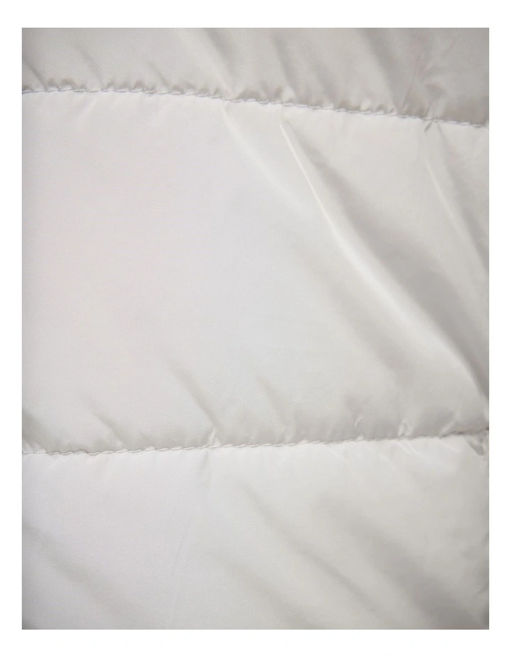 Boden Puffer-Knit Jacket in Sage image 7