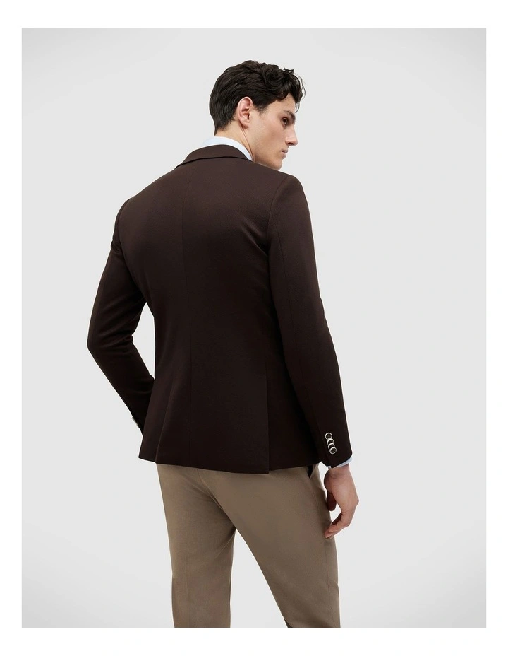 Chad Performance Blazer in Chocolate image 5