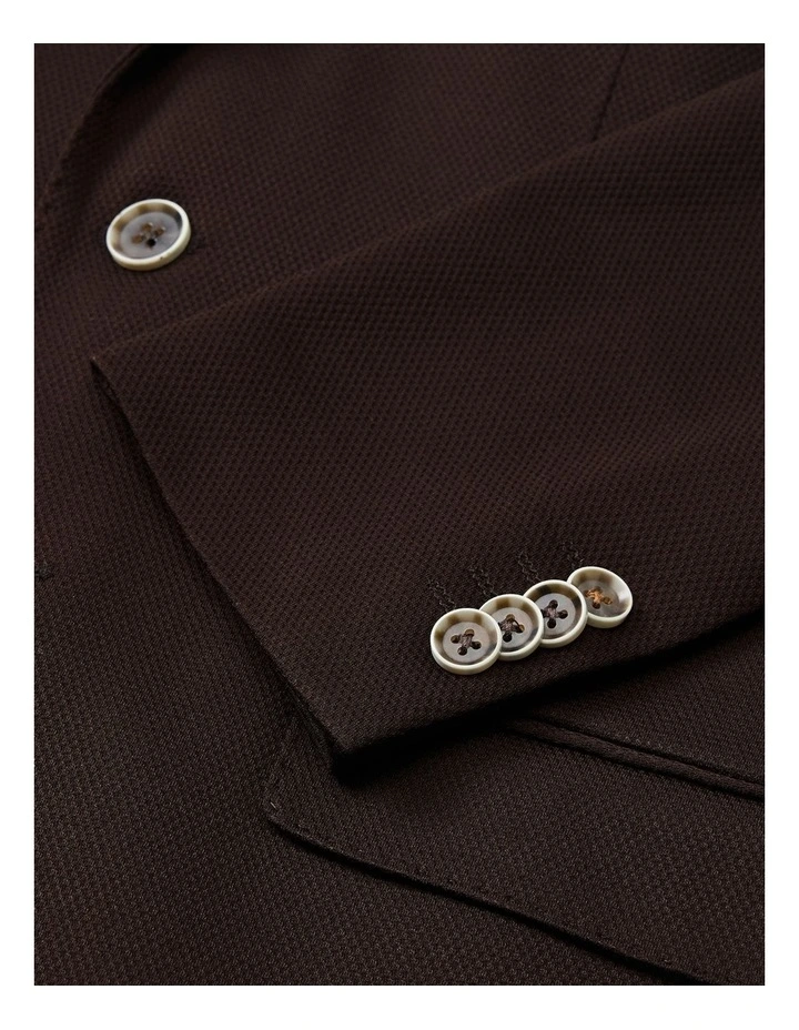 Chad Performance Blazer in Chocolate image 6