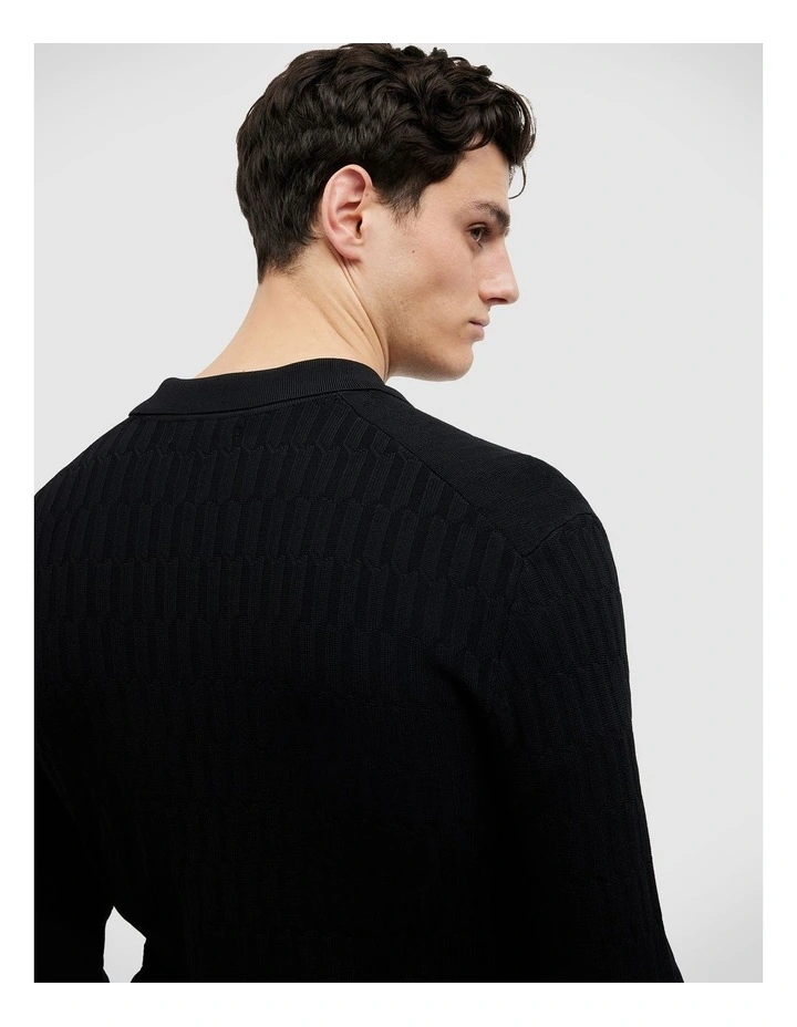Otis Trophy Knit in Black image 5