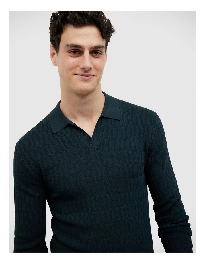 Otis Trophy Knit in Pine Green image 4