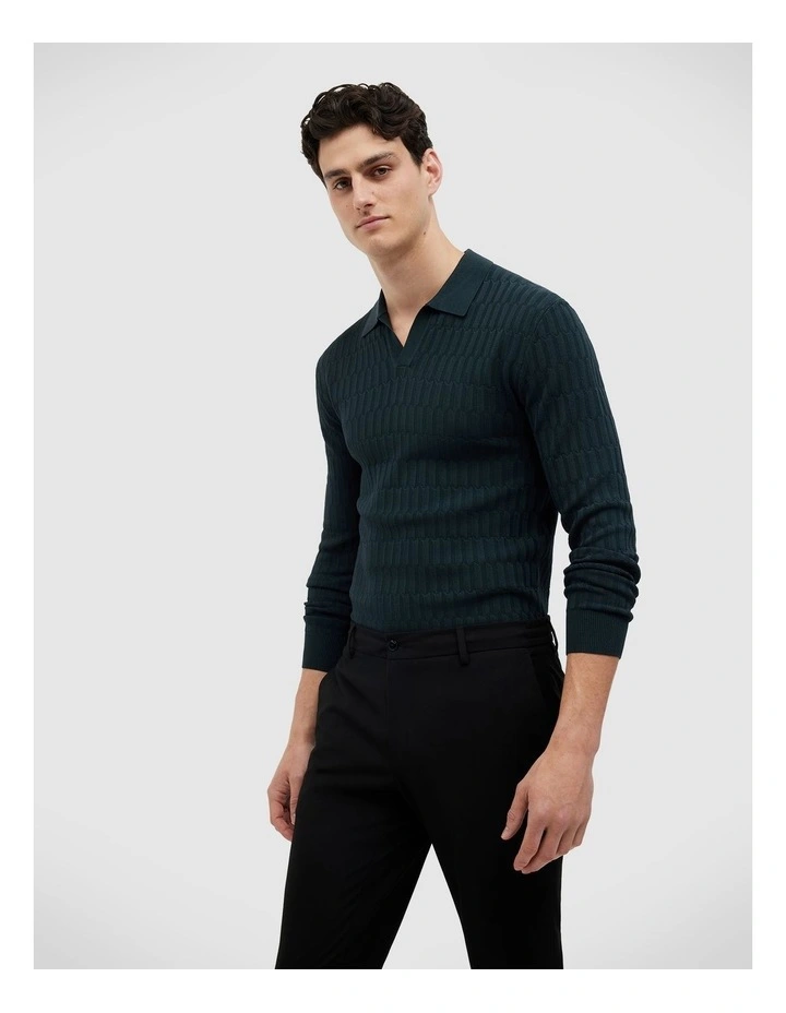 Otis Trophy Knit in Pine Green image 5