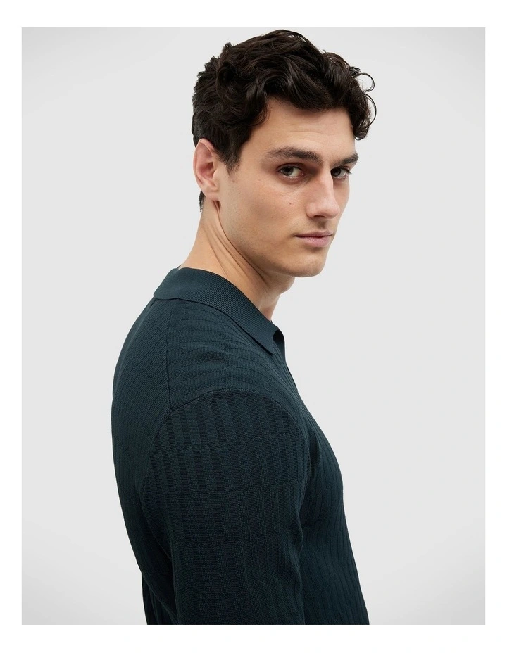 Otis Trophy Knit in Pine Green image 6