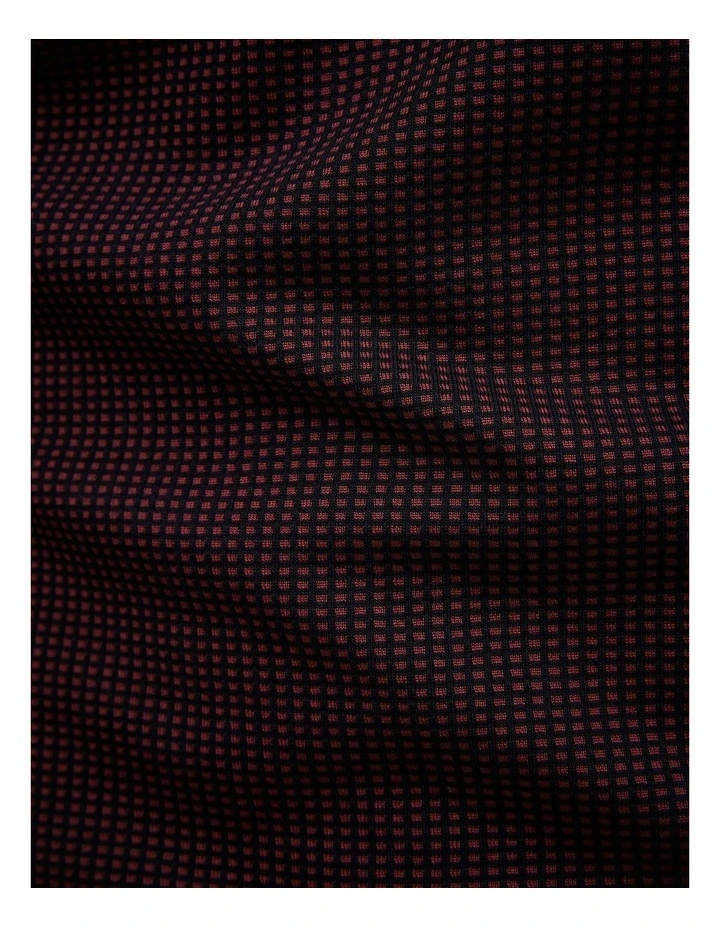 Murray Zip-up Polo in Burgundy image 6