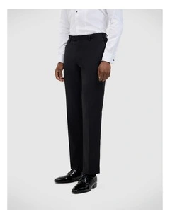 Peter Black Tie Chintz Tuxedo Pant in Black Chintz