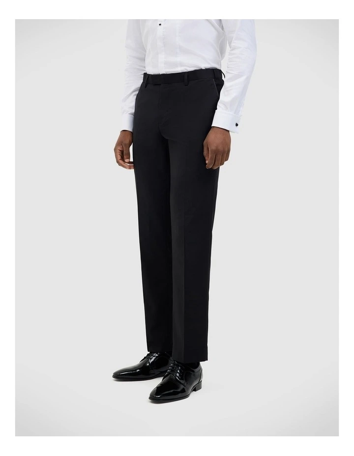 Peter Black Tie Chintz Tuxedo Pant in Black Chintz image 1