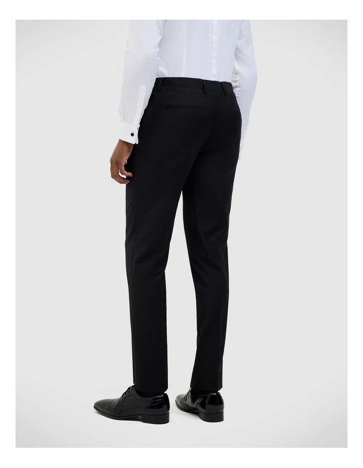 Peter Black Tie Chintz Tuxedo Pant in Black Chintz image 4