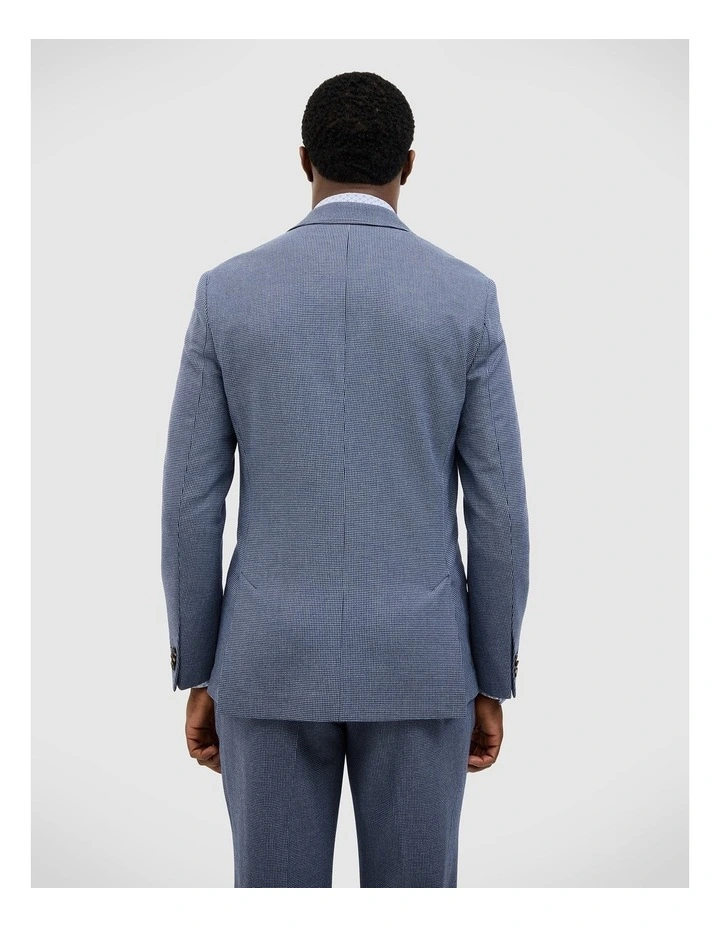James Textured Two-toned Blazer in Blue image 5