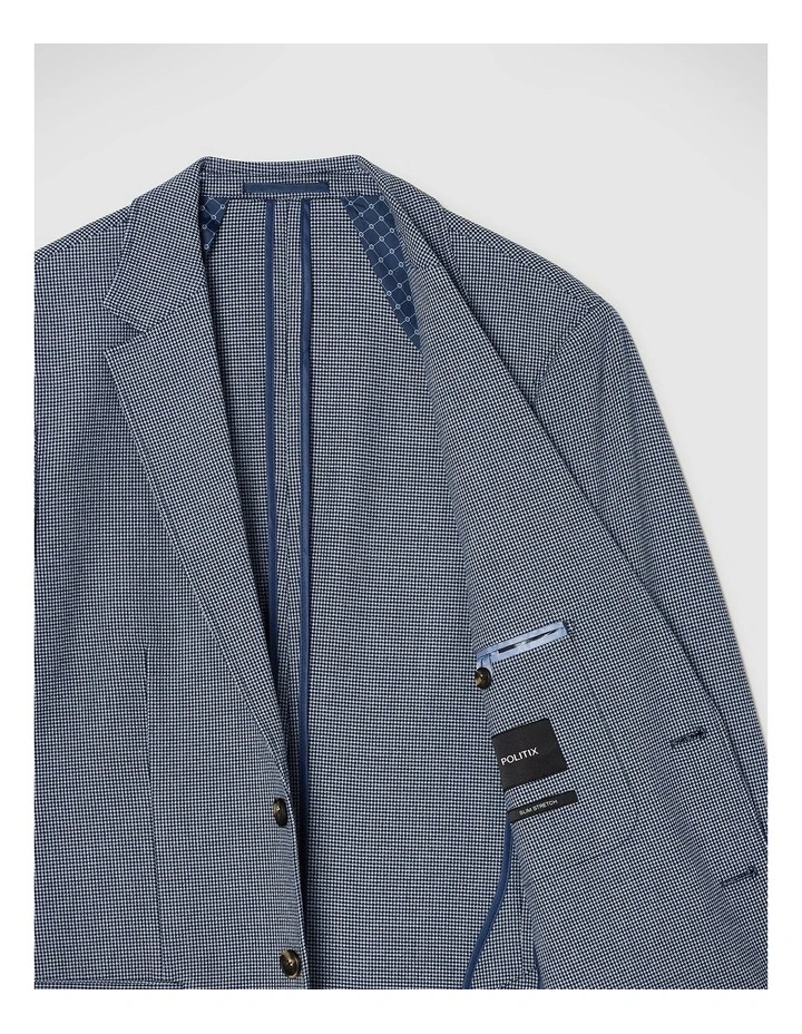 James Textured Two-toned Blazer in Blue image 7