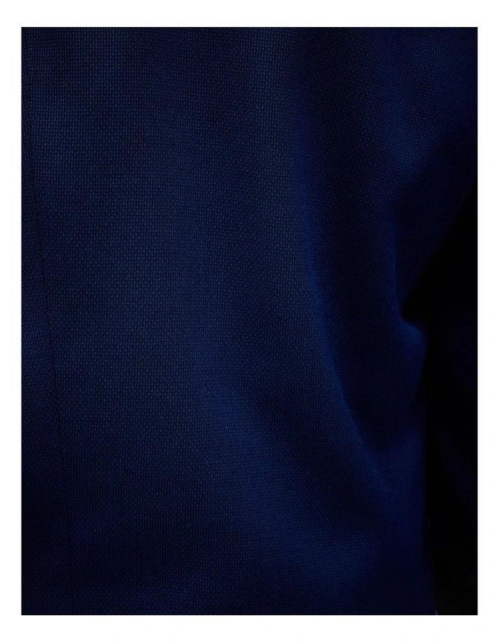 Henson Textured Tailored Jacket in Royal image 3