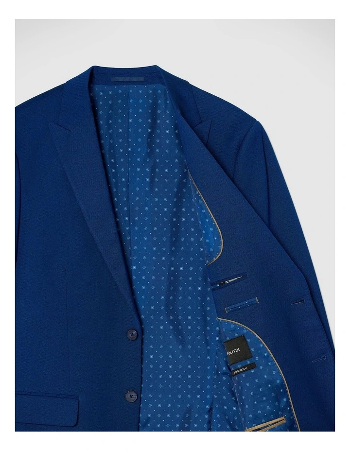 Henson Textured Tailored Jacket in Royal image 4