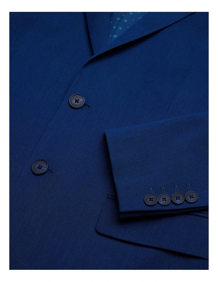 Henson Textured Tailored Jacket in Royal image 5