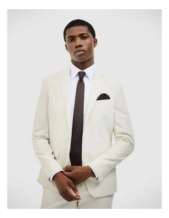 Elijah Tailored Jacket in Stone