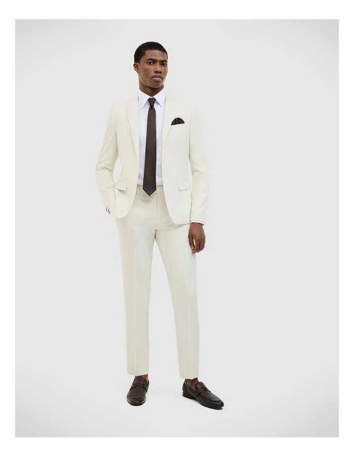 Elijah Tailored Jacket in Stone image 3