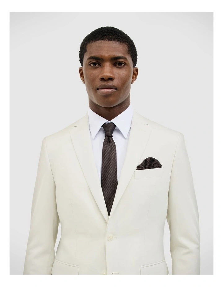 Elijah Tailored Jacket in Stone image 4
