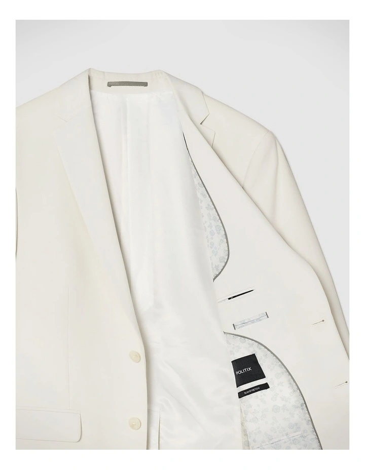 Elijah Tailored Jacket in Stone image 7