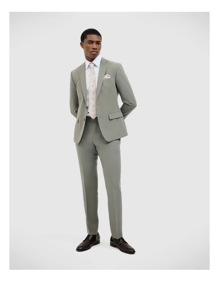 Elijah Tailored Jacket in Sage image 3