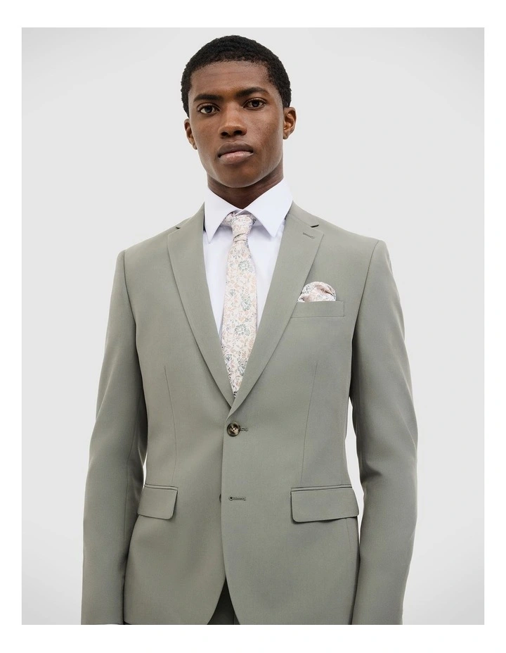 Elijah Tailored Jacket in Sage image 4