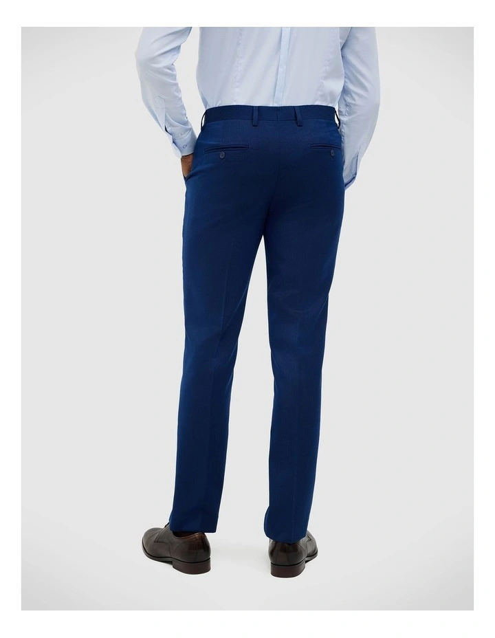 Henson Textured Tailored Pant in Royal image 5