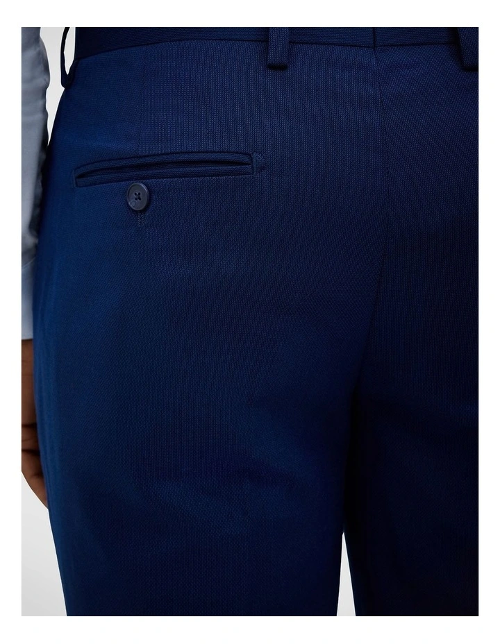 Henson Textured Tailored Pant in Royal image 6