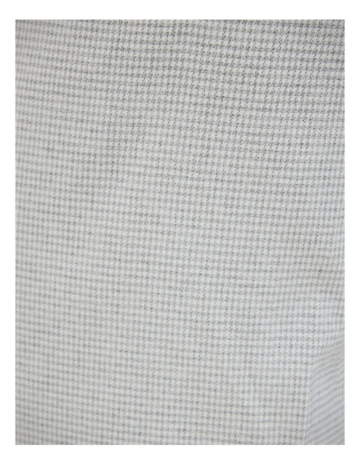 Keaton Check Tailored Pant in Light Grey image 7