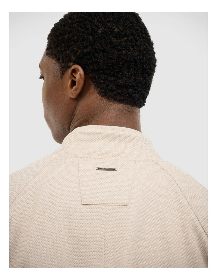 Brandon Performance Bomber Jacket in Fawn image 5