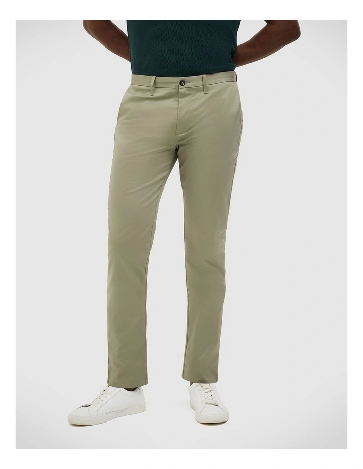 Bradley Stretch Chino in Light Khaki image 1