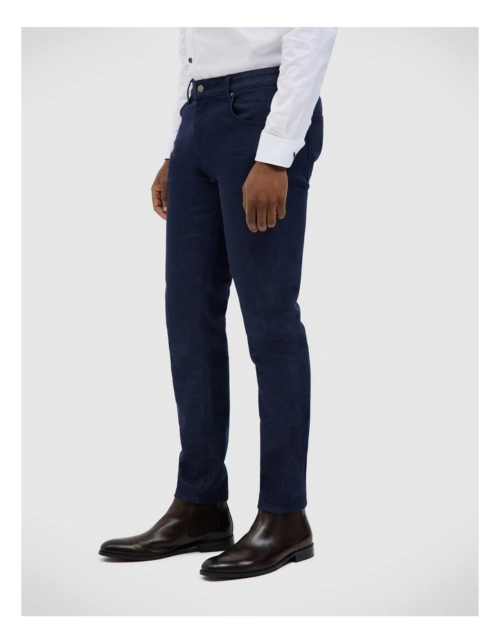 Leon Stretch Denim in Ink image 3