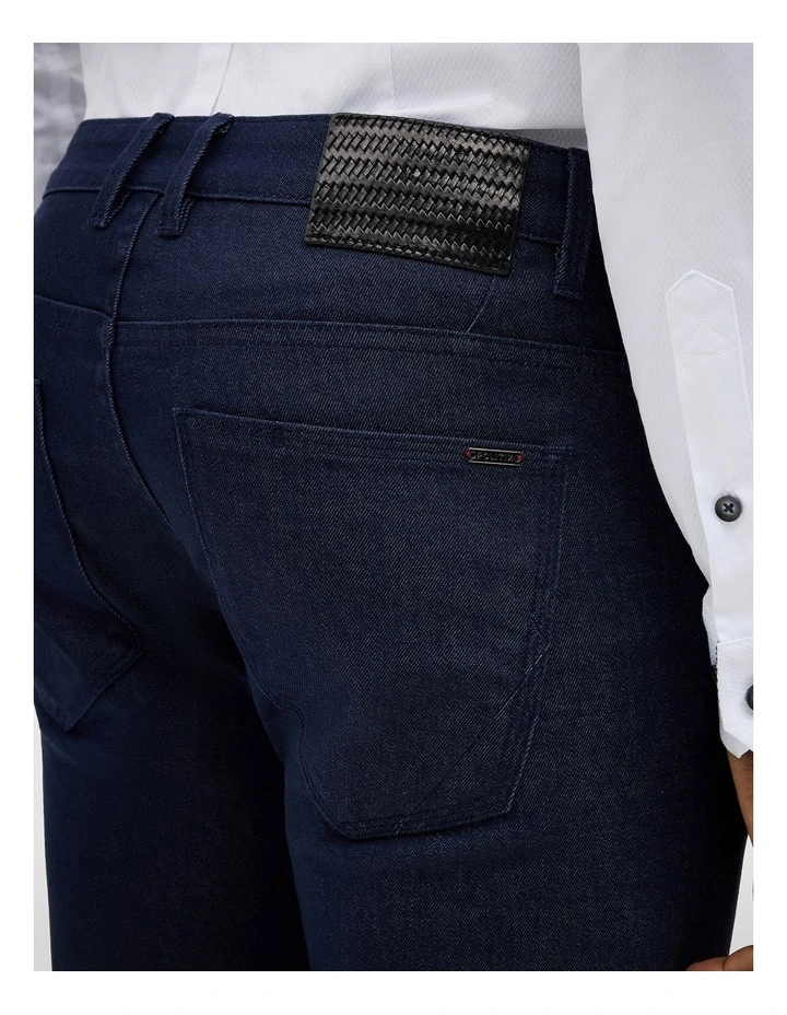 Leon Stretch Denim in Ink image 5