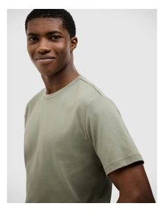 Wills Performance Tee in Light Khaki