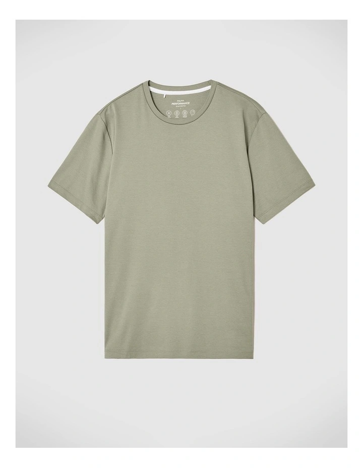 Wills Performance Tee in Light Khaki image 2