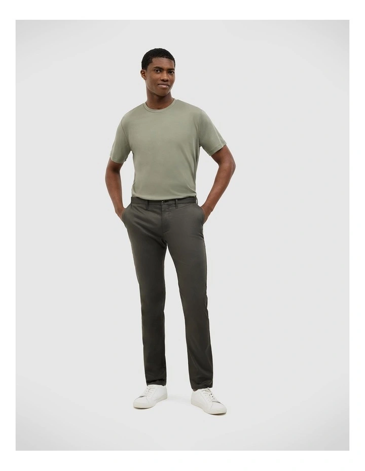Wills Performance Tee in Light Khaki image 3