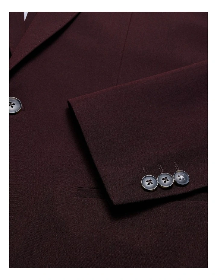 Jett Performance Tailored Jacket in Burgundy image 6