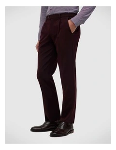 Jett Performance Tailored Pant in Burgundy